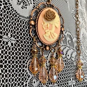 Lolita Skeleton Cameo Necklace